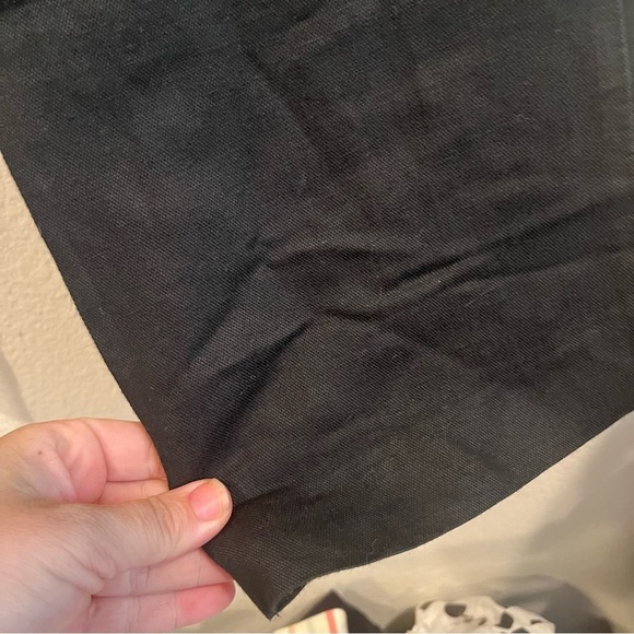 Sisley black linen blend trouser pant size 42 - Picture 6 of 9